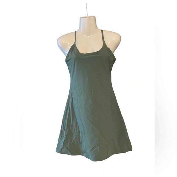 Outdoor Voices Exercise Dress in Green - Picture 3 of 11